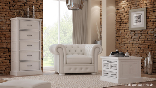 Highboard modern simpel groß mit 5 Schubladen